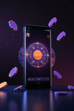 Κινητό με το app του Gangstasino